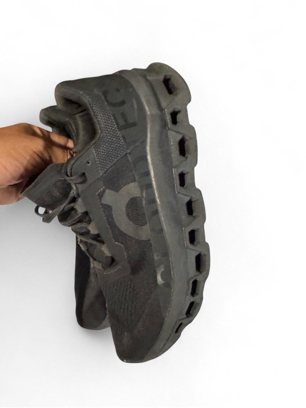 On Running men  Black Mesh Sneakers